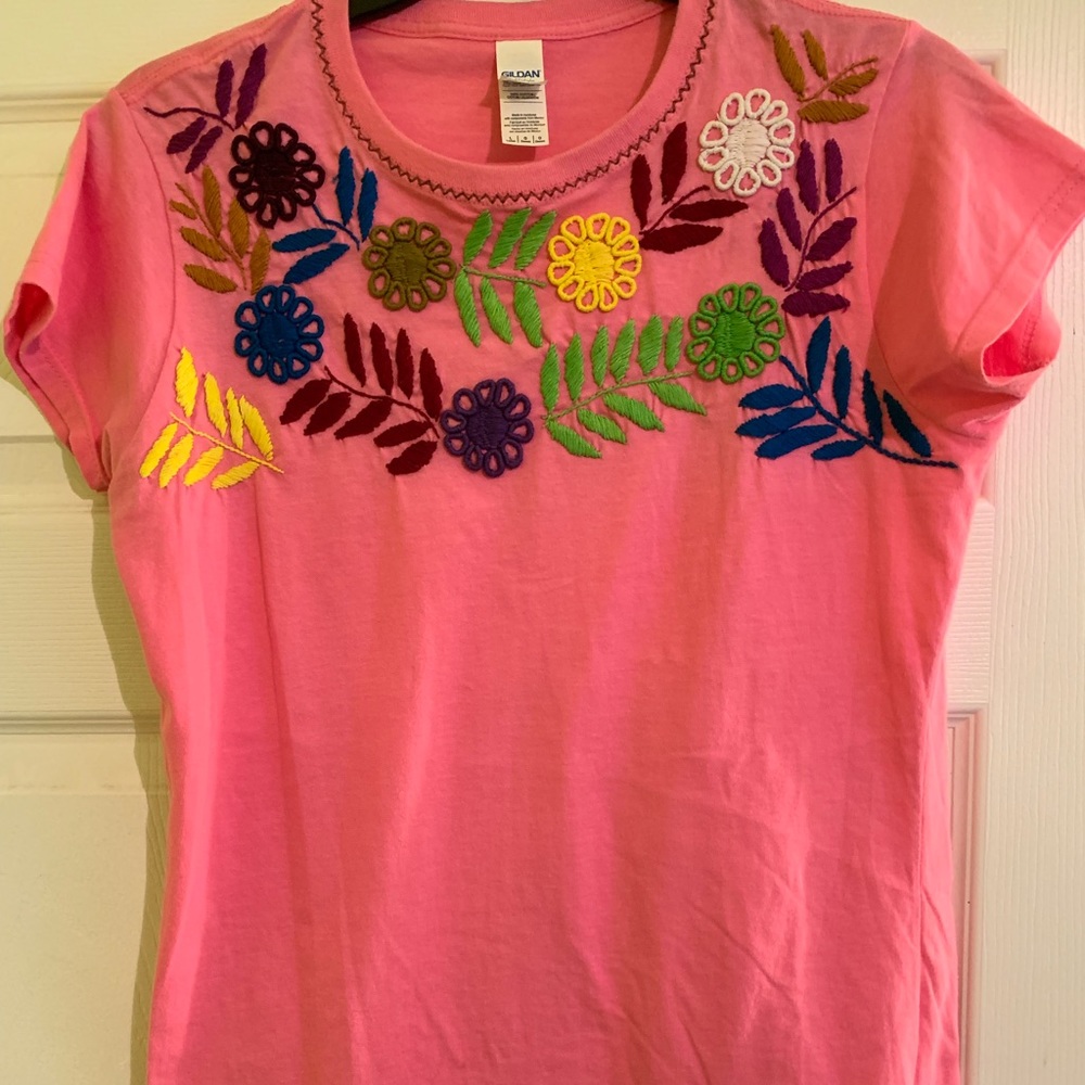 Hand Embroidered T-Shirt